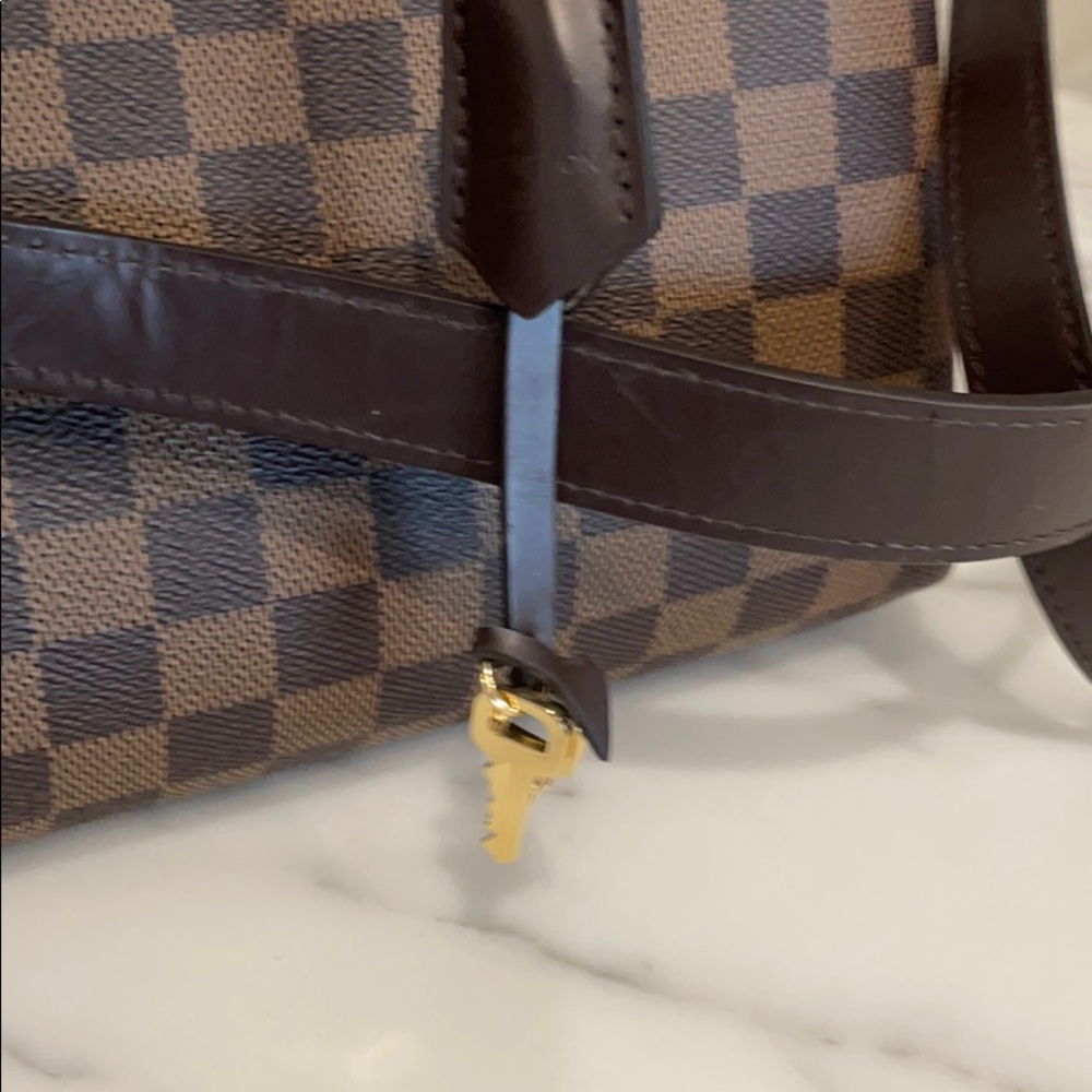 Louis Vuitton Normandy Damier Canvas Satchel Ivory - Picture 10 of 16